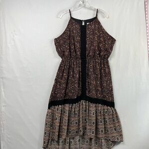 Knox Rose Dress Womens size XL Sundress Floral Sleeveless Spaghetti Straps Boho